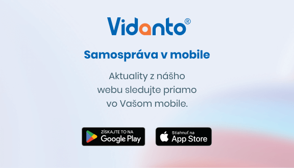 Banner mobilná aplikácia Vidanto - Samospráva v mobile